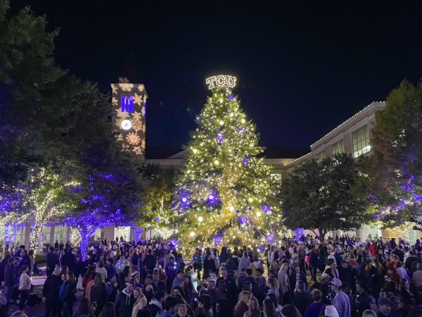 The history of the TCU Christmas tree lighting